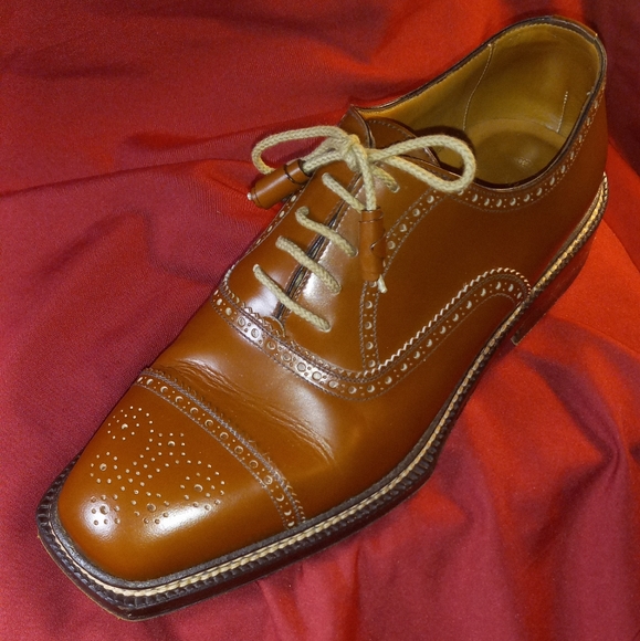 "Barrett" Italian made shoe. Size 9 brown - Picture 6 of 13